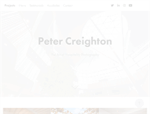 Tablet Screenshot of petercreighton.com